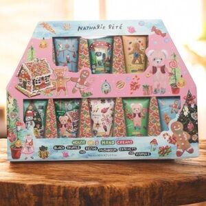Nathalie Lété Gingerbread House of 8 Hand Creams Set, NIB